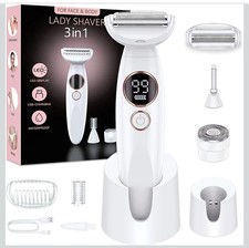Elektrischer Damen Intimrasierer 3 in 1, LED ...