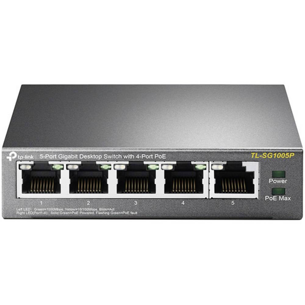 TP-LINK TL-SG1005P Switch di rete 5 Porte Funzione PoE