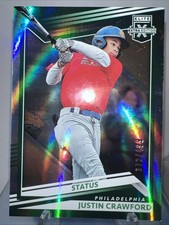 Justin Crawford 2022 Elite Extra Edition Status Green #413/499 - Phillies