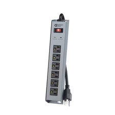 8 Ft. 6-Outlet Metal Surge Protector