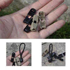 10x Kabelenden Mit Rei&szlig;verschlussschlaufe F&uuml;r Zwei Enden, Um 3&ndash;4 Mm