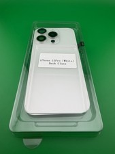 iPhone 15 Pro Back Glass White Big Hole w/ NFC Replacement