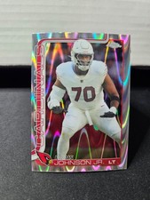 Paris Johnson Jr. Raywave Refractor 2025 Topps Chrome #3 Arizona Cardinals