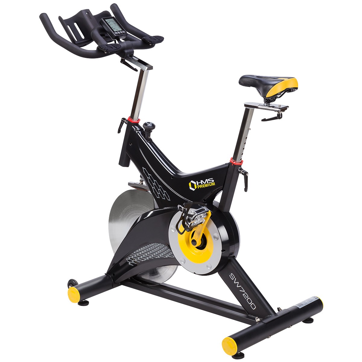5907695539202 SW7200 ROWER STACJONARNY SPININGOWY Z OPOREM MECHANICZNYM 22KG HMS 162190₽