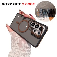 Shockproof Magnetic Lens Stand Case For Samsung Galaxy S26 S25 S24 S23 S22 Ultra