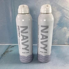 Navy Pebble Beach Dry Texture Spray, 2 Pack, 7 oz (92 g) Each, Dented