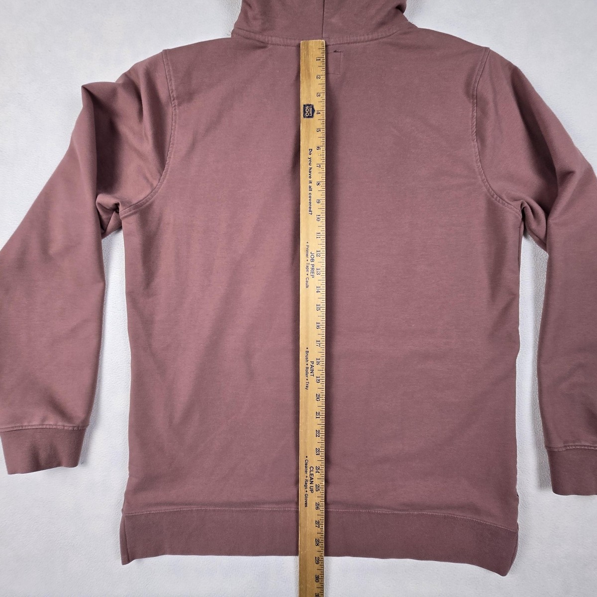Cuts Hoodie Mens XL Pink Split Hem Hyperloop Stretch Pullover