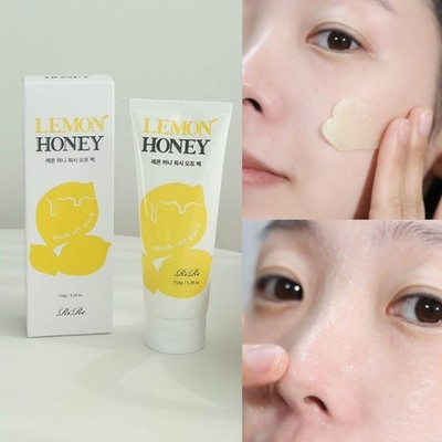 RIRE Lemon Honey Wash Off Pack 150g Moisturizing Radiance Pack AHA+BHA+PHA+LHA