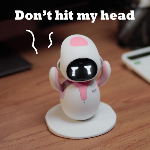 Robot Interactivo Rosa Mascota - Juguete Táctil Atractivo con Emociones y Minijuegos - Imagen 5 de 12