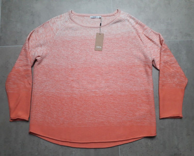 CECIL Damen Strick Pullover  Dégradé-Verlauf Gr. XL (44/46)  *NEU+Etikett* lachs