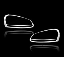 Cubierta de bisel de faros cromados llanta envolvente para Volkswagen Jetta Bora A5 1K5