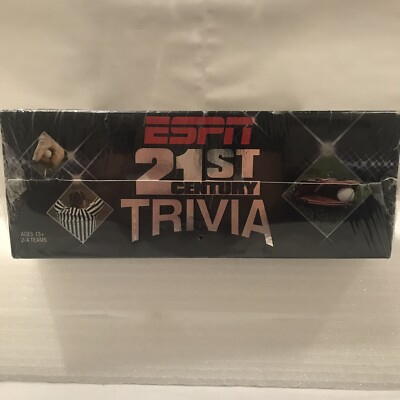 NEW 2007 ESPN 21st Century Sports Trivia USAopoly SEALED/UNOPENED NFL,NBA,MLB