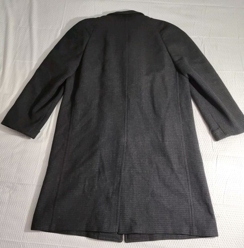 Trench coat plumero vintage de tweed irlandés para hombre 100 % lana irlandesa a cuadros - Imagen 8 de 9