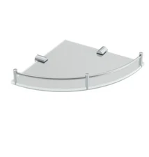 ICO Bath 9-13/16" Glass Corner Shelf V92433