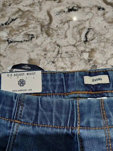 OshKosh B'gosh Jegging Jeans E-Z Adjust Waist Girls Denim Sz 14 NWT - Picture 5 of 7