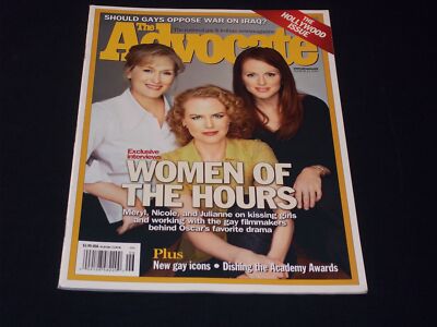 2003 MARCH 18 THE ADVOCATE MAGAZINE - MERYL NICOLE & JULIANNE COVER - H 6595