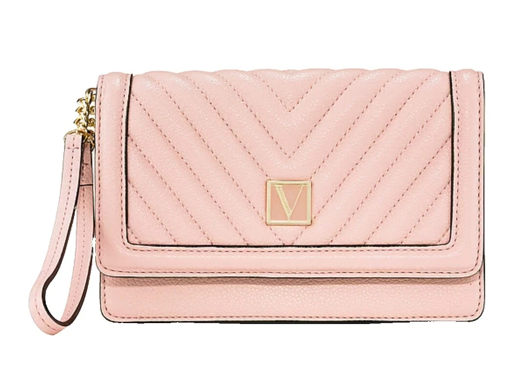 Por Victoria's Secret carteras de cuero para mujeres con tarjeta de crédito