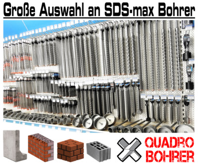 SDS-max Betonbohrer 36 Mm X 600 Mm – Quadro Bohrer Für Hammerbohrer, Beton & Stein