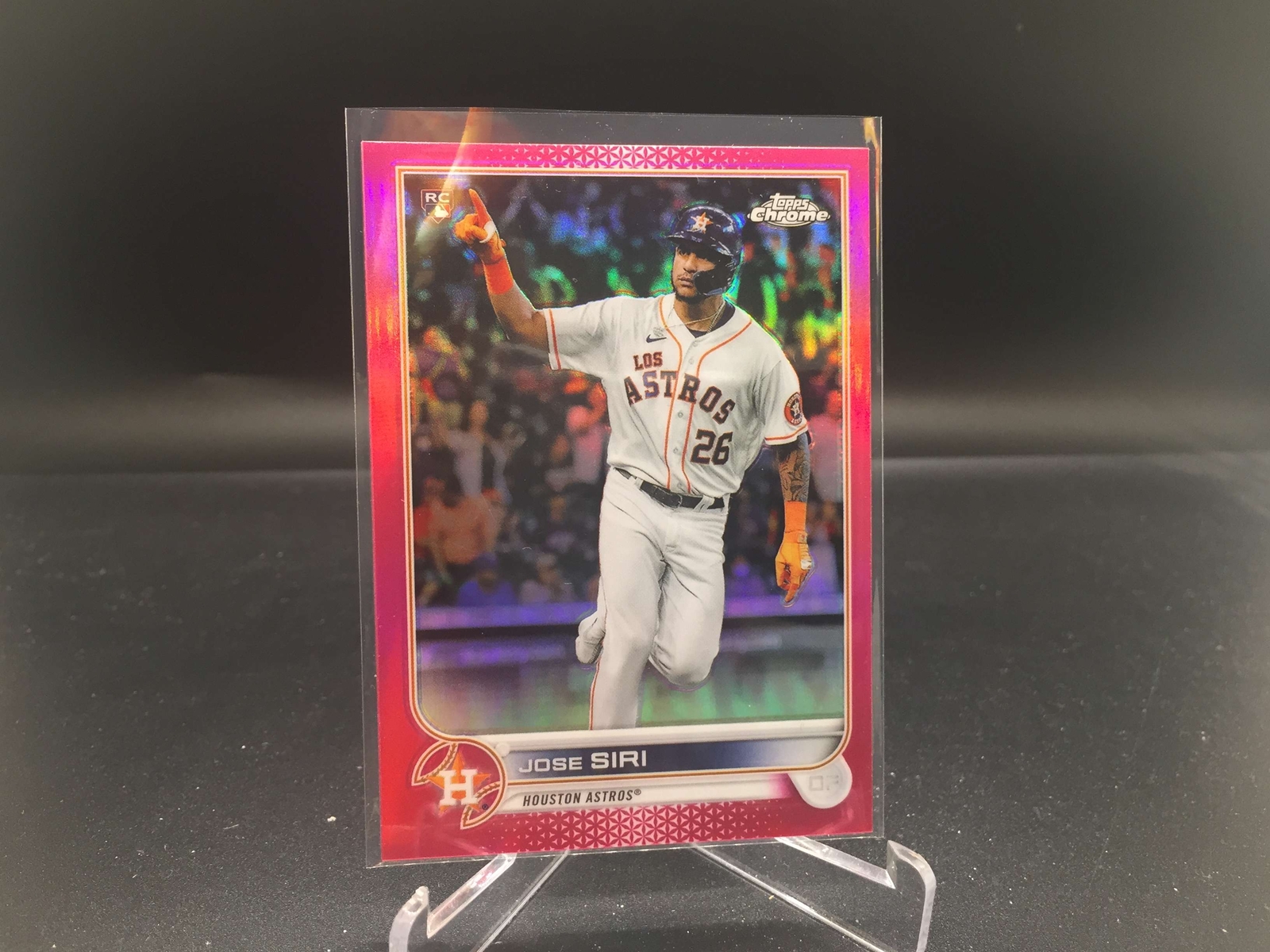 Jose Siri 2022 Topps Chrome Magenta Refractor #204 /399 Astros Rays RC