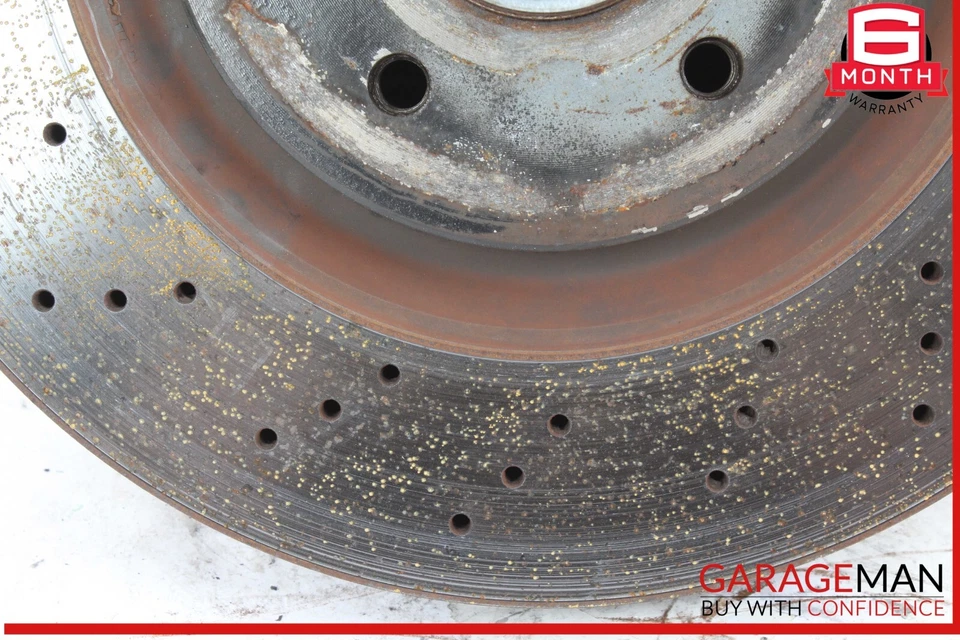 05-07 Mercedes W203 C230 Husillo Delantero Derecho Nudillo con Disco Rotor De Freno Perforado Foto 3 de 4