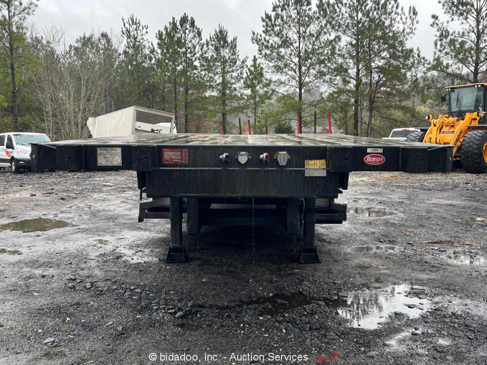 2022 Dorsey DF48 Steel Giant 48' Drop Flatbed Step Deck Trailer Ramps