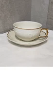Rosenthal Sanssouci Ivory Gold Trim Cup & Saucer