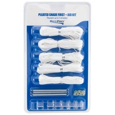 RV Pleated Shade Repair Kit | Day Night Window Shade Restringing Kit White