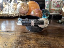 western pawn James Reid style Sterling Silver Belt Buckle 1-3/8  -.75-32-35  nu    