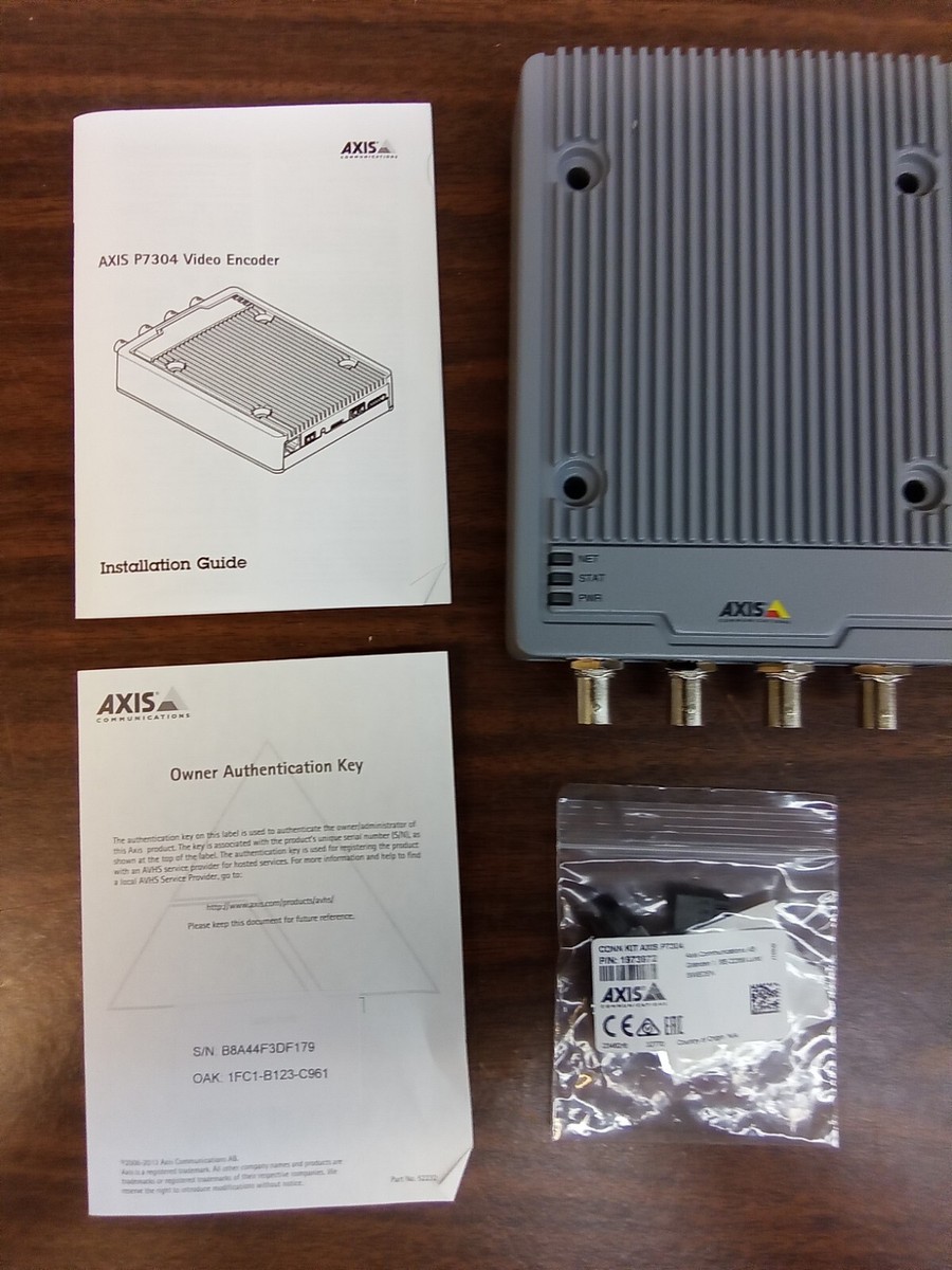 AXIS P7304 Video Encoder 4 Chanel. POE Network RJ45 | eBay