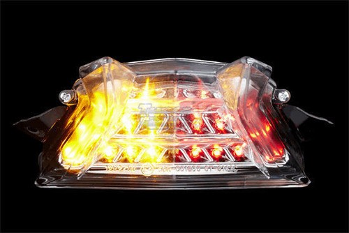 18 2017 16 - 13 12 11 10-09 FIT S1000RR Sport CLEAR LEN LED Taillight Integrate - Picture 7 of 8