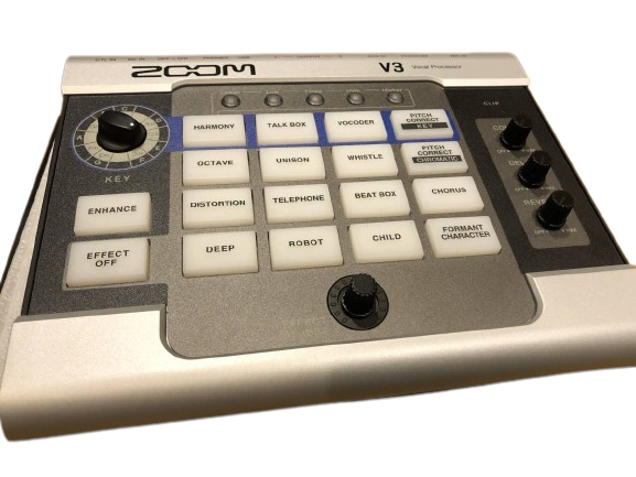 Zoom ZV3 Vocal Effects Processor Vocal Effects Pedal Very Good | eBay