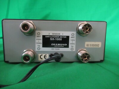 週末値下げ DIAMOND ANTENNA SX-1000 SWRパワーメーター Diamond Antenna Model SX-1000 Quad-Band SWR & Power Meter