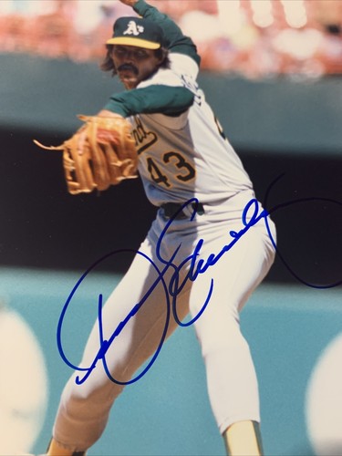Dennis Eckersley HOF signed Autogramm 8x10 Foto Oakland Leichtathletik A's - Bild 2 von 2