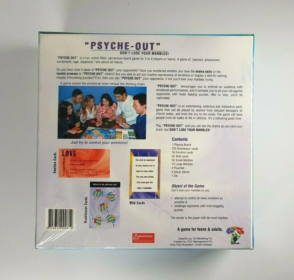 New - Psyche Out Board Game Don't Lose Your Marbles Mind Boggling Puzzles - Image 2 of 4