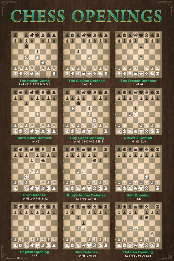 Ruy Lopez Chess Opening Print Chess Poster Chess Gift 