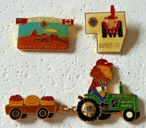 Lions Club Pins - TRACTORS   TRACTORS   TRACTORS   #9