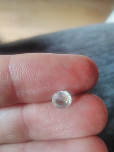 1.37 Ct Zafiro Natural Amarillo Sin Tratar Claridad SI1 Origen Tanga - Picture 3 of 12