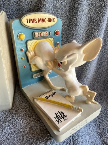 Sujetos de máquina del tiempo Pinky and the Brain Animaniacs de Warner Bros - vintage 1996 - Imagen 3 de 8