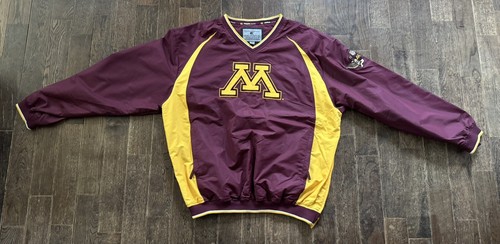 Minnesota Golden Gophers Pullover Windbreaker Men's Size 2XL Colosseum Athletics