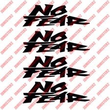 No Fear Sticker Car Window Vinyl Decal Graphic Logo Motocross