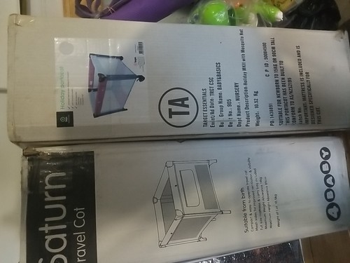 Holiday Portacot Baby Foldable Travel Cot Playpen Crib Kids Portable Bed NEW - Picture 2 of 2