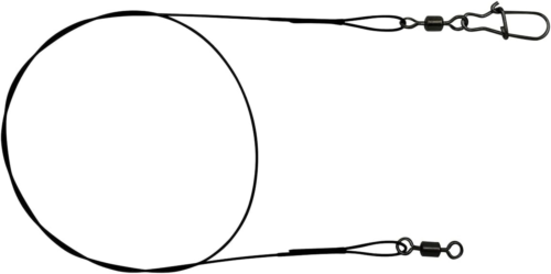 Petriscatch 10Er Set Stahlvorfächer Mit Karabiner Für Hecht, 25Cm/40Cm,12Kg/20Kg