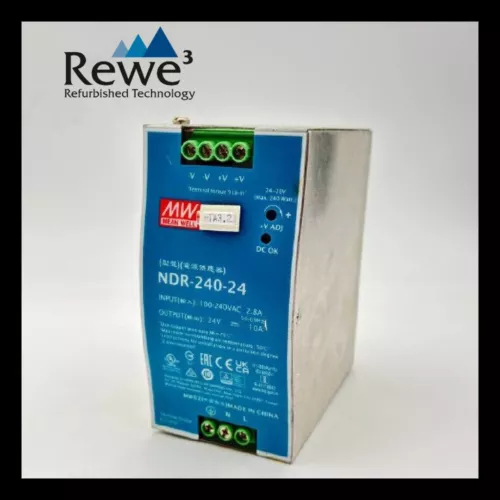 MW Alimentatore Switching 240VAC 24V NDR-240-24 *PER RICAMBI*