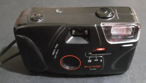 ¡Primera cámara de película compacta PC-480 Premier vintage coleccionable de ...