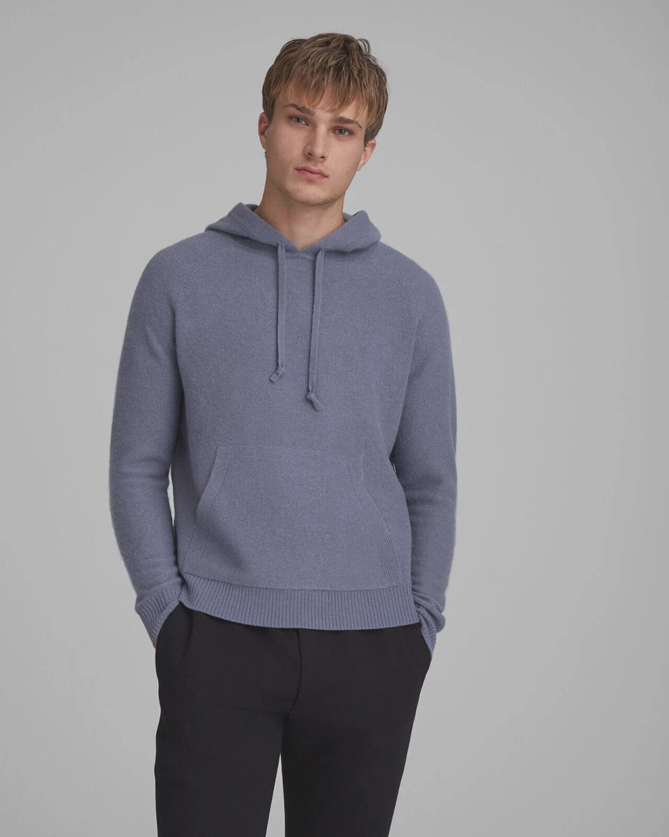 Club Monaco BOILED CASHMERE Hoodie Sweater. M