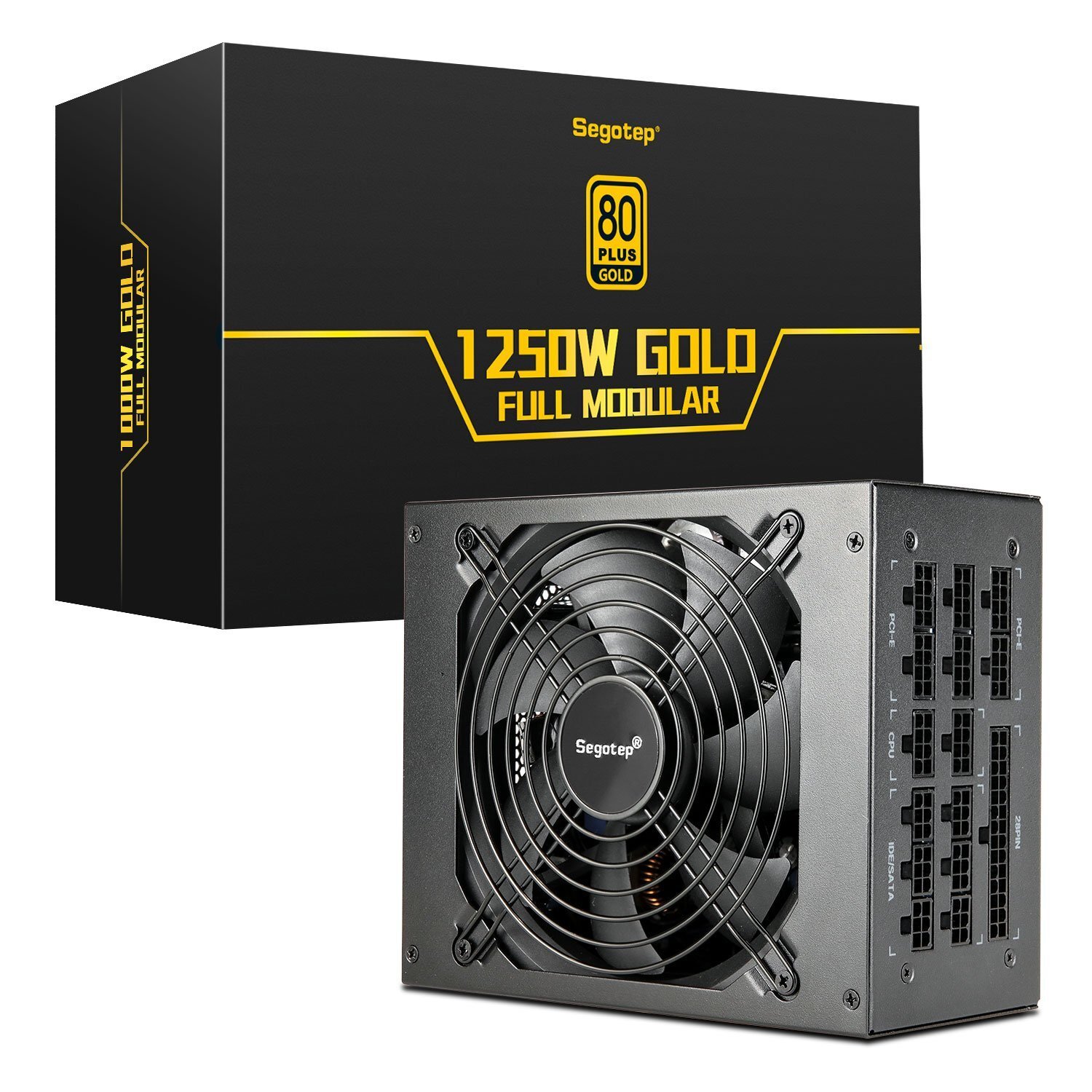 Segotep 1250W ATX Fully Modular Gaming Unit 80 Gold Certified PSU