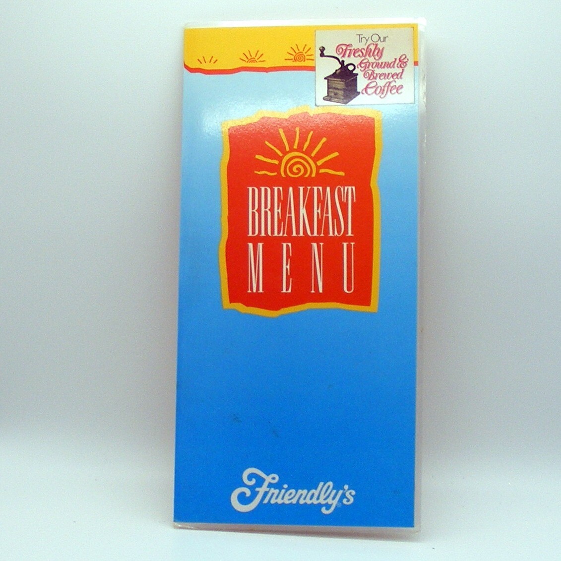 Menu' s, Friendly's, 5/73, 12/75, 8/76, 2/92, Pkg of 4 Collectibles