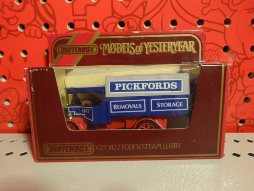 Matchbox Models of Yesteryear 1922 Foden Steam Lorry Pickfords die cast Truck - Picture 1 of 7