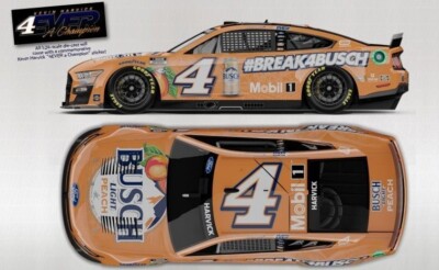 K Harvick Modellino Auto 1/24 HO Busch Light Beer Ford Mustang 23 | Die-Cast Da Collezione Con Livrea Busch Beer