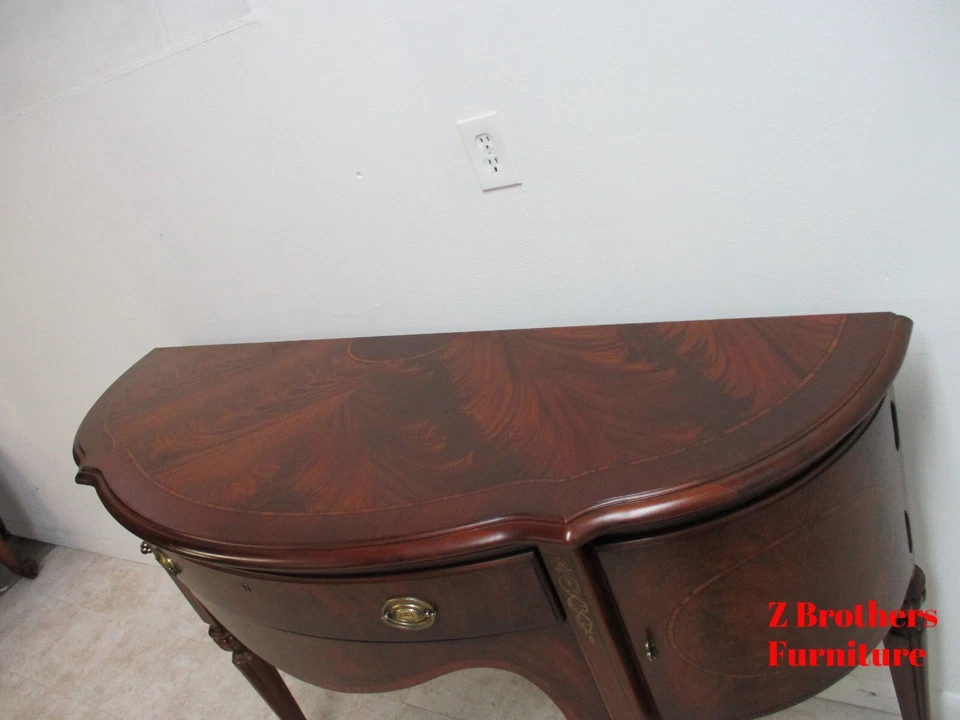 Thomasville Llama Caoba Aparador Buffet Consola Bar Licor Gabinete Francés Foto 4 de 4